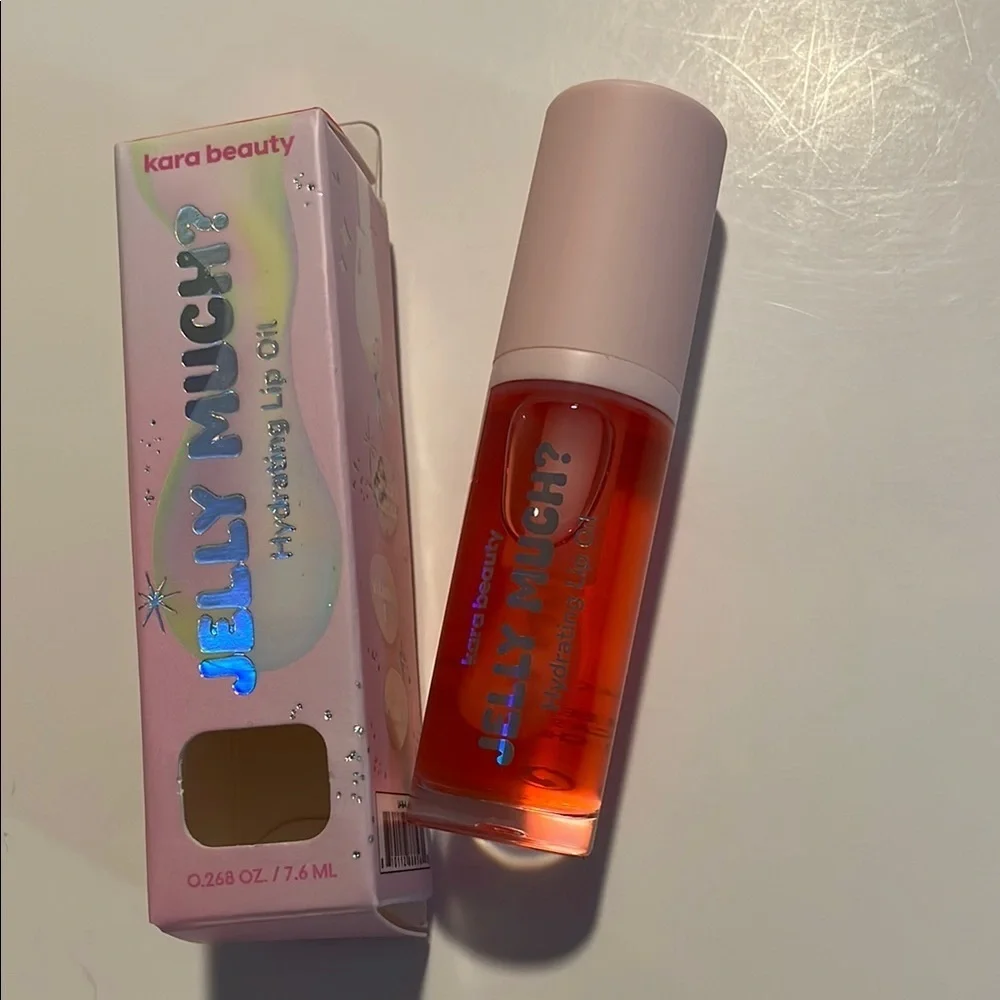 Kara Beauty Jelly Much? Hydrating Lip Oil - Bold Orange